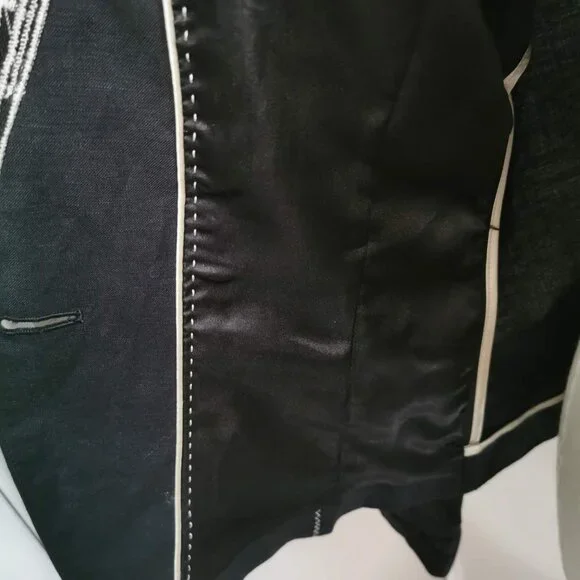 NESS LINEN-BLENDBLAZER (S/M) - Picture 3 of 6